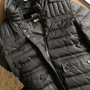 Lacoste Black Winter Jacket/Puffer Removable Hood